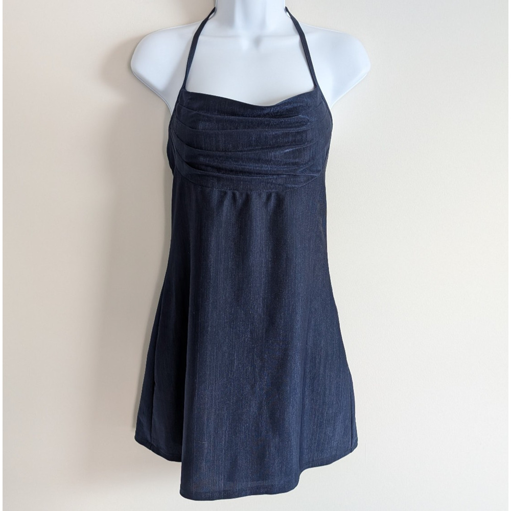 Vintage My Michelle Mini Dress Womens Medium Halter Y2K Hoco 90s Party